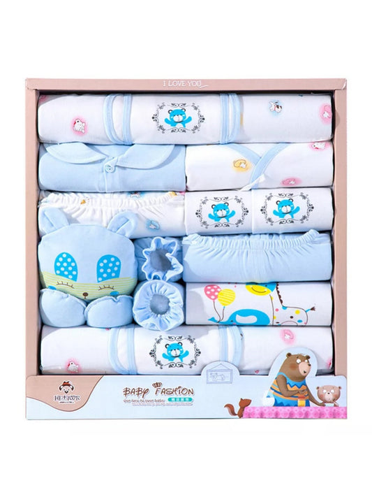 US 18 Pcs 0-6 Months Newborn Baby Boys Girls Outfit Essentials Layette Gift Set Bee's to Find