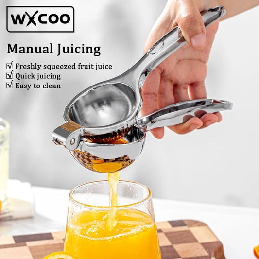 Stainless Steel Manual Juicer Processor Lemon Squeezer Orange Fruit Household Lemon Clip Fruit  Pressing Kitchen Accessories - Bee's to Find