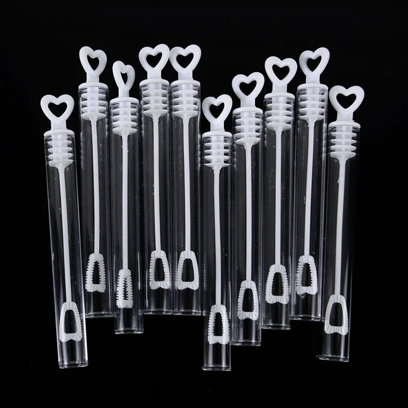 10/20/50Pcs Love Heart Wand Tube Bubble Soap Bottle Wedding Gifts For Guests Birthday Party Decor Baby Shower Favors Kids Toys - Bee's to Find
