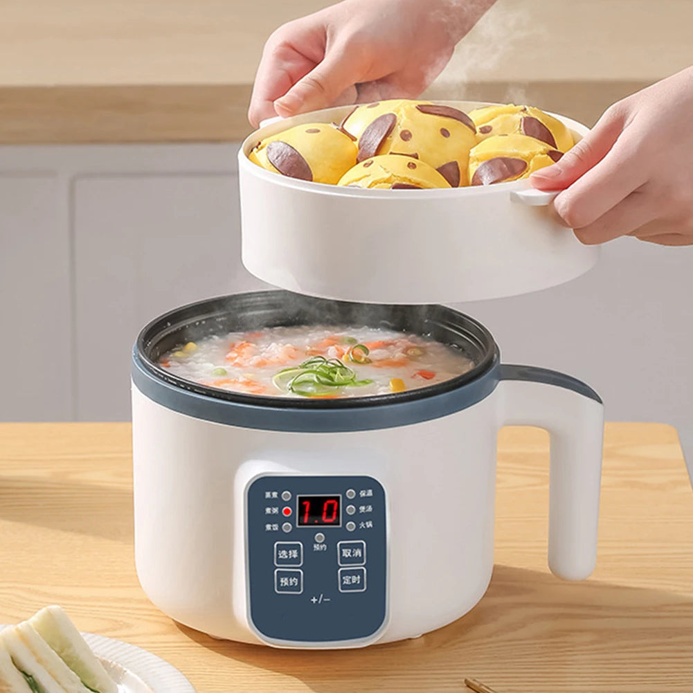 1.7L Mini Electric Cooker Electric Pressure Cooker Hot Pot Multifunctional Cooker Household Home Appliances Kitchen Supplies - Bee's to Find