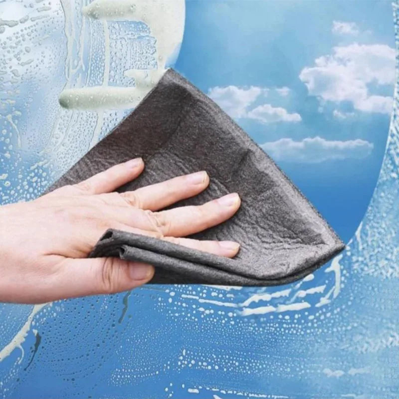 10/1pcs Magic Cleaning Cloths Reusable Microfiber Washing Rags Car Window Mirror Wipe Towels Rag Household Kitchen Clean Tools - Bee's to Find