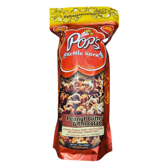 1 Bag Large Kettle Korn Peanut Butter&Chocolate Flavor Bee's to Find