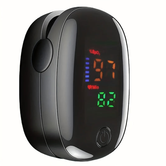 1pc Pulse Oximeter, Finger Clip Type Blood Oxygen Saturation Pulse Instrument, Home Portable Blood Oxygen Instrument(No Battery Inside) Bee's to Find